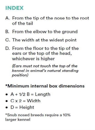 IATA Crate Dimensions